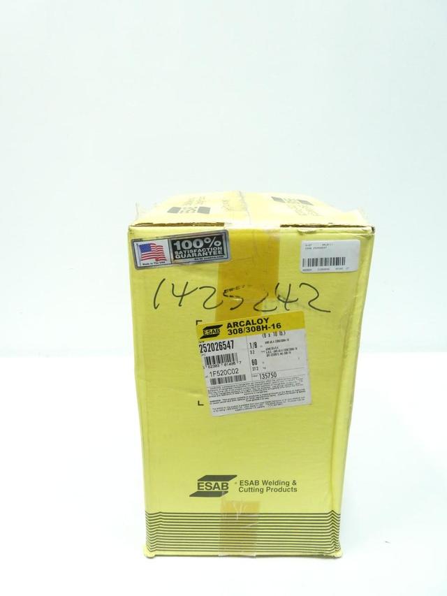 ESAB 252026547 ARCALOY 308/308H-16 ELECTRODE 1/8IN 14IN 60LB