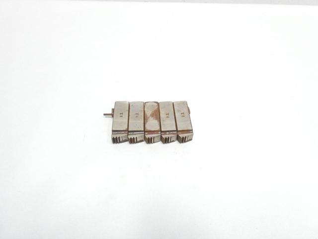 SET OF 5 RIDGID 4-P PIPE THREADER DIE 3-1/2IN
