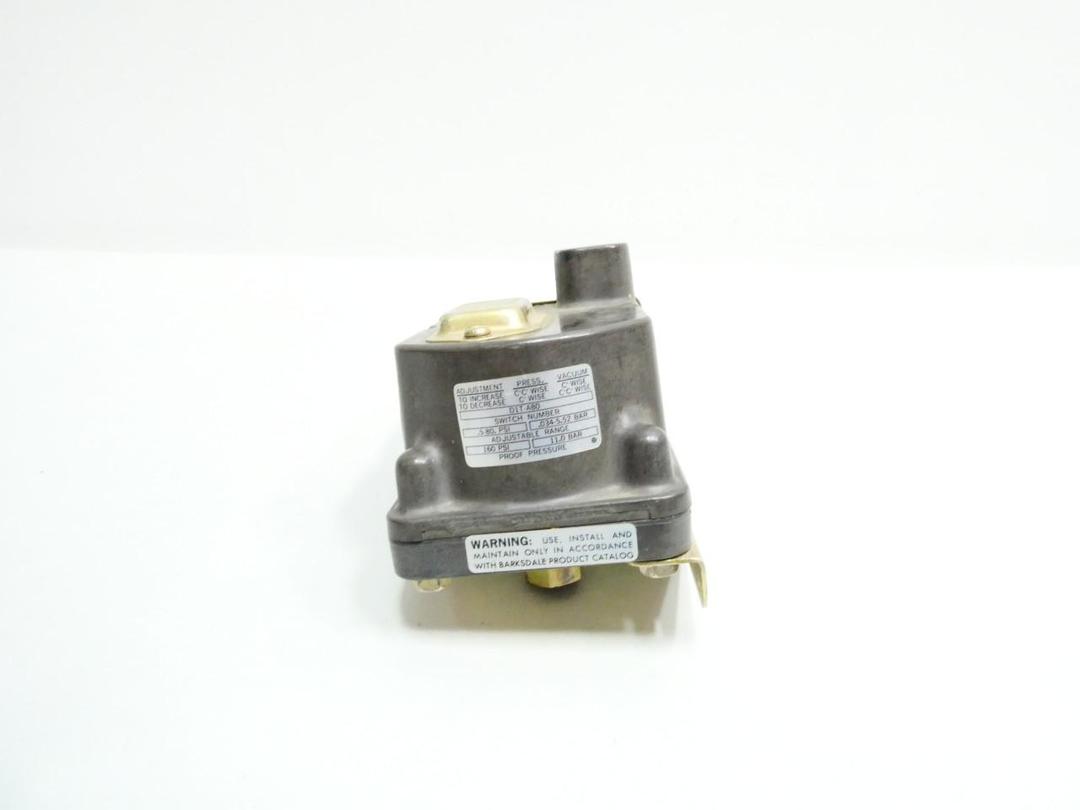 TDI D1T-A80 PRESSURE SWITCH 0.5-80PSI 480V-AC