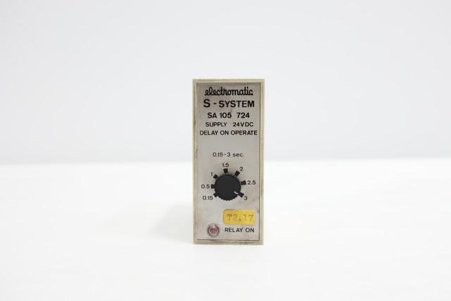 ELECTROMATIC SA 105 724 PLUG-IN RELAY 24V-DC