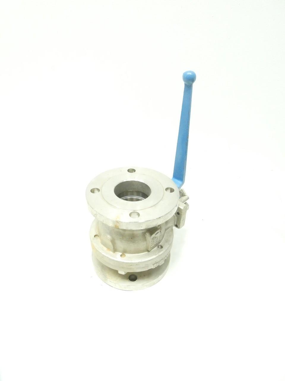 VELAN 01413-SSEA MANUAL STAINLESS FLANGED BALL VALVE 150 3IN