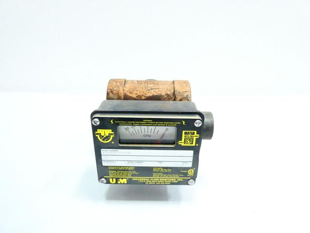 UFM WVM30GM-8-A1WR VARIABLE AREA FLOW METER 0-30GPM 1IN NPT
