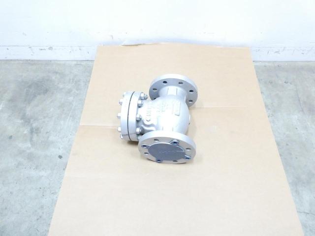 NEWCO 33F-CB2 STEEL FLANGED CHECK VALVE 4IN 300
