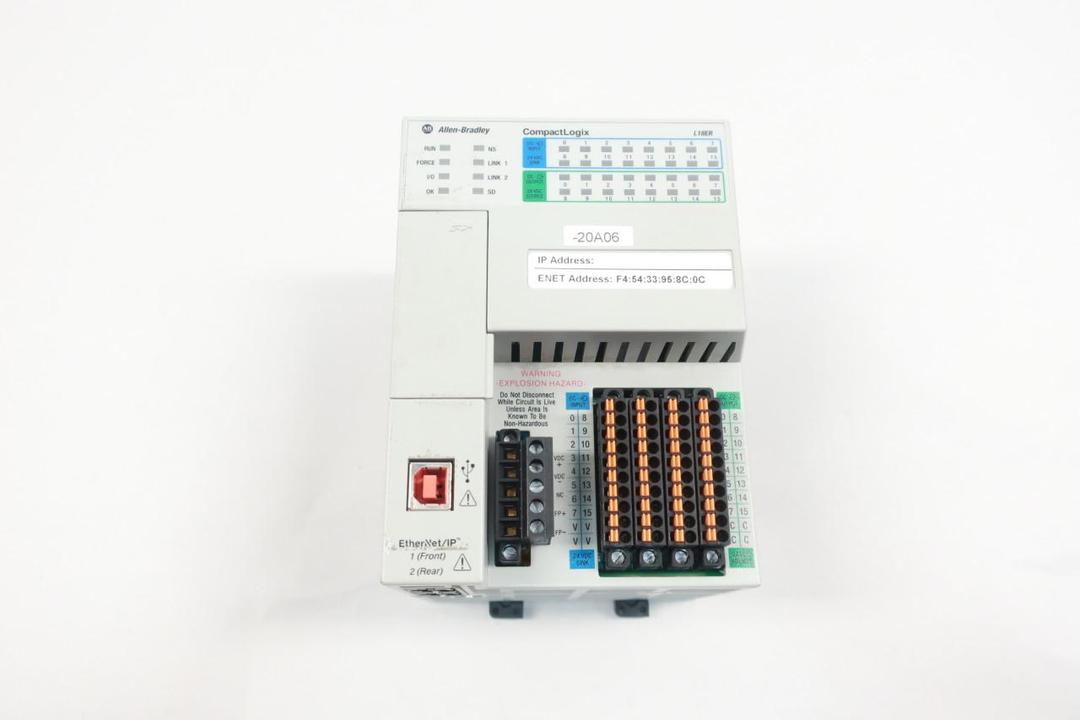 ALLEN BRADLEY 1769-L18ER-BB1B DI/O CONTROLLER MODULE SER B