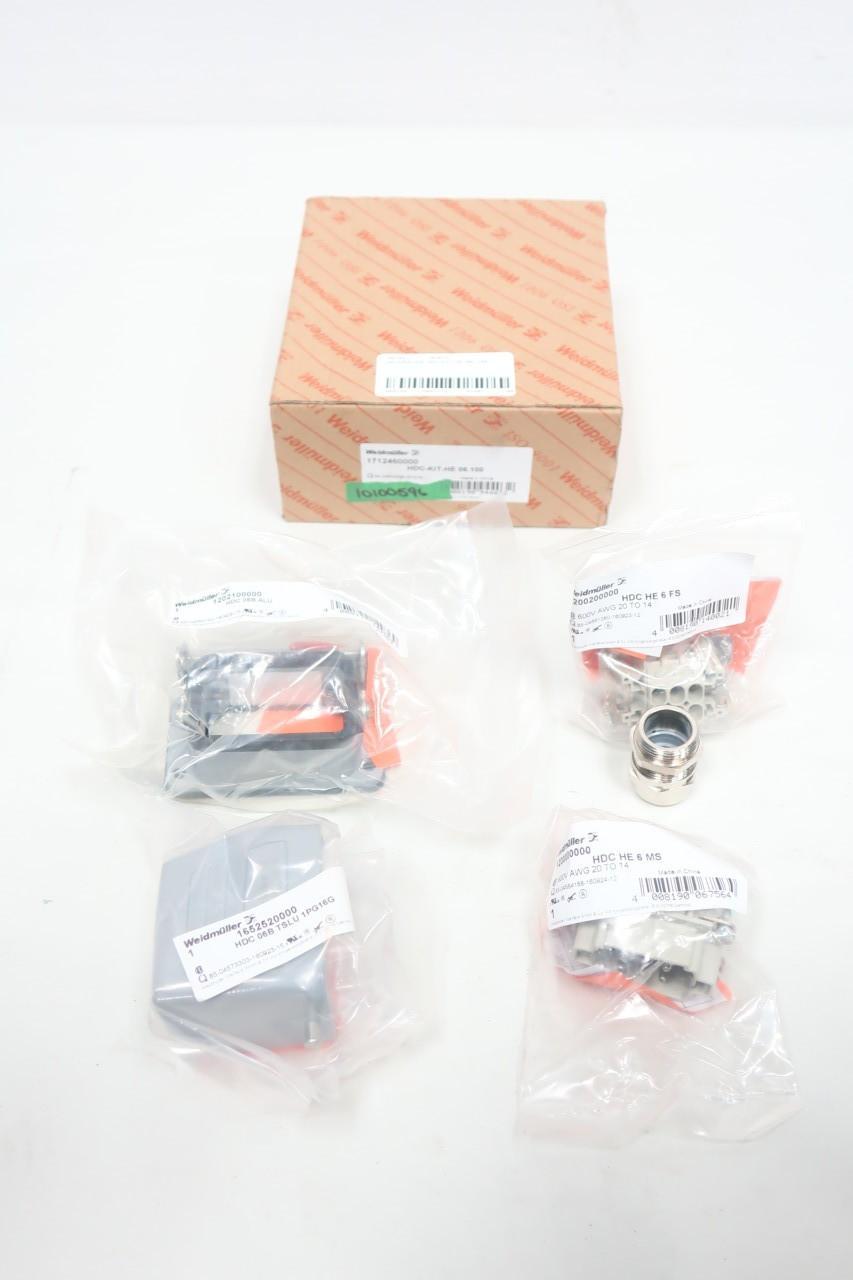 WEIDMULLER 1712460000 HDC-KIT-HE-06.100 ROCKSTAR HEAVY DUTY CONNECTOR KIT