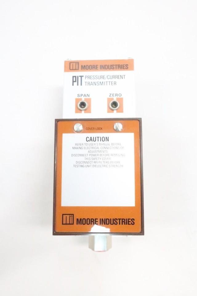 MOORE PIT/3-27PSIG/4-20MA/117AC-4W PRESSURE/CURRENT TRANSMITTER