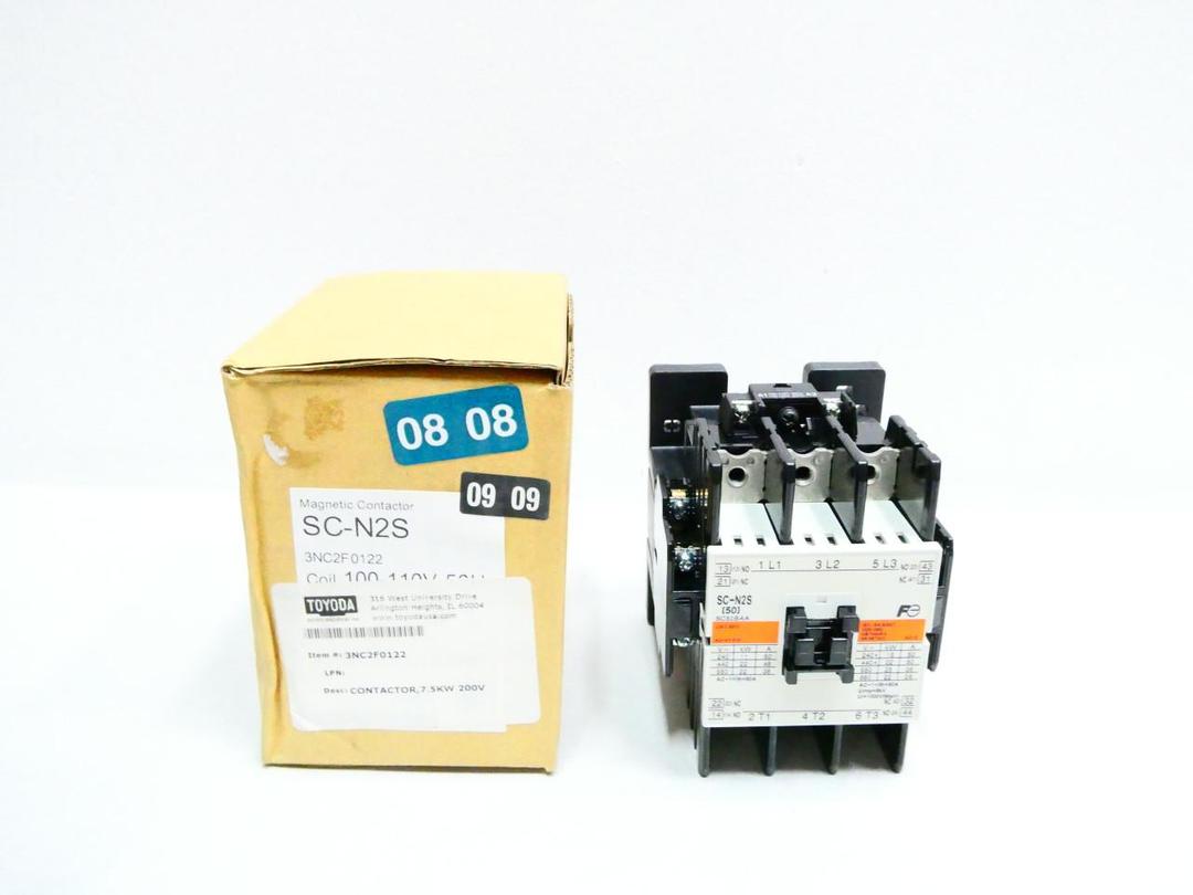 FUJI SC-N2S 3NC2F0122 AC CONTACTOR 110-120V-AC 80A AMP 40HP