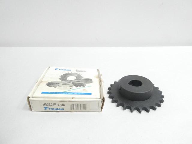 TSUBAKI H50B24F-1-1/8 SINGLE ROLLER CHAIN SPROCKET 1-1/8IN 24T