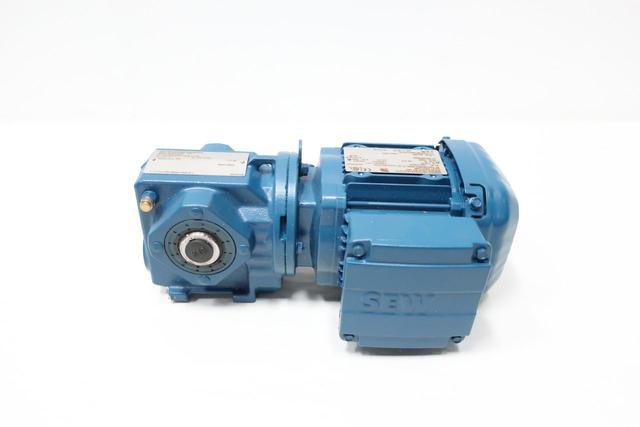 SEW EURODRIVE SA37 DRS71S6 GEARMOTOR 15RPM 3PH 1/4HP 230/460V-AC