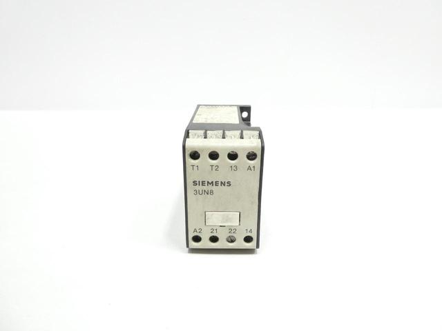 SIEMENS 3UN8 002 OVERLOAD RELAY