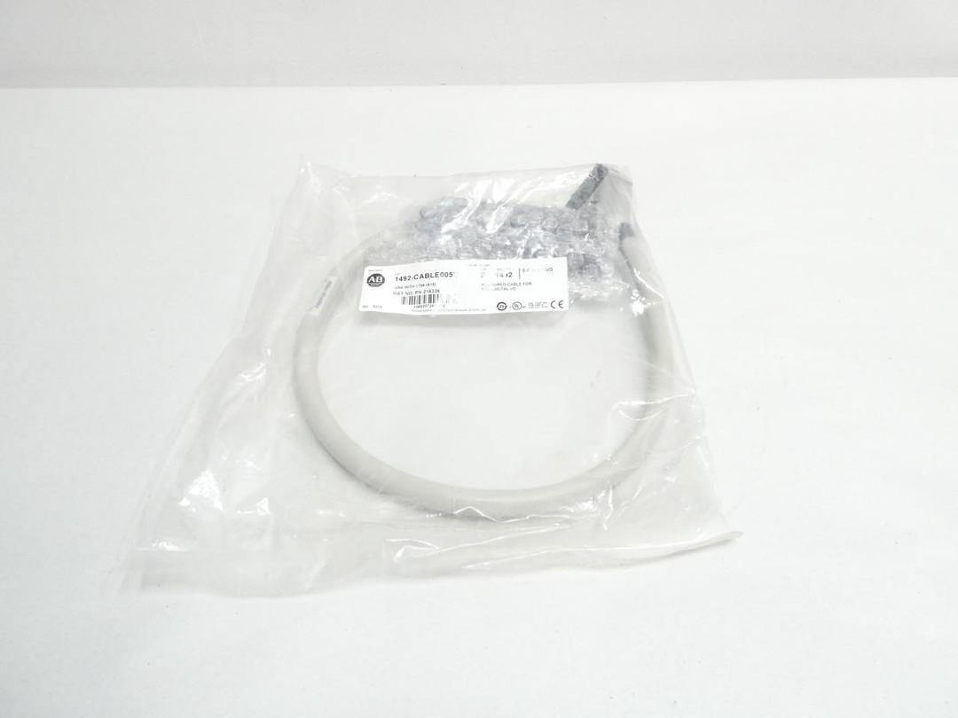 ALLEN BRADLEY 1492-CABLE005Y PRE-WIRED CABLE FOR 1756 DIGITAL I/O 0.5M