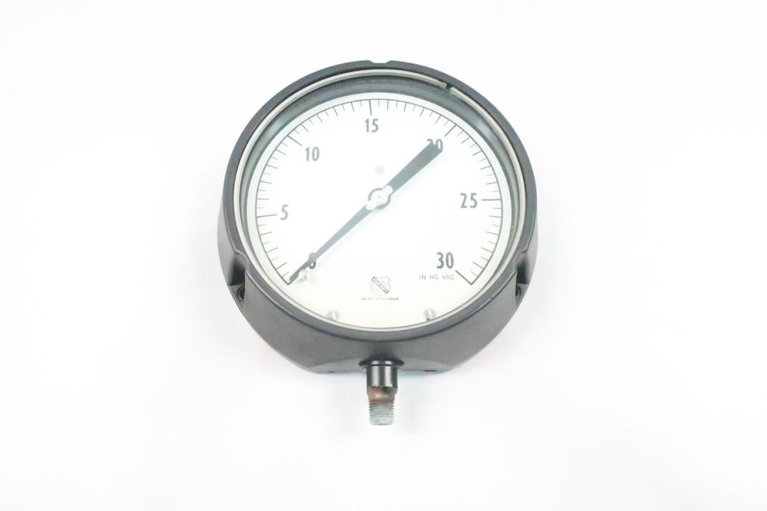 ASHCROFT 60-1010-A-02L PRESSURE GAUGE 0-30IN-HG-VAC 6IN 1/4IN NPT
