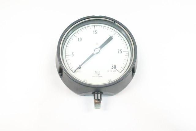ASHCROFT 60-1010-A-02L PRESSURE GAUGE 0-30IN-HG-VAC 6IN 1/4IN NPT