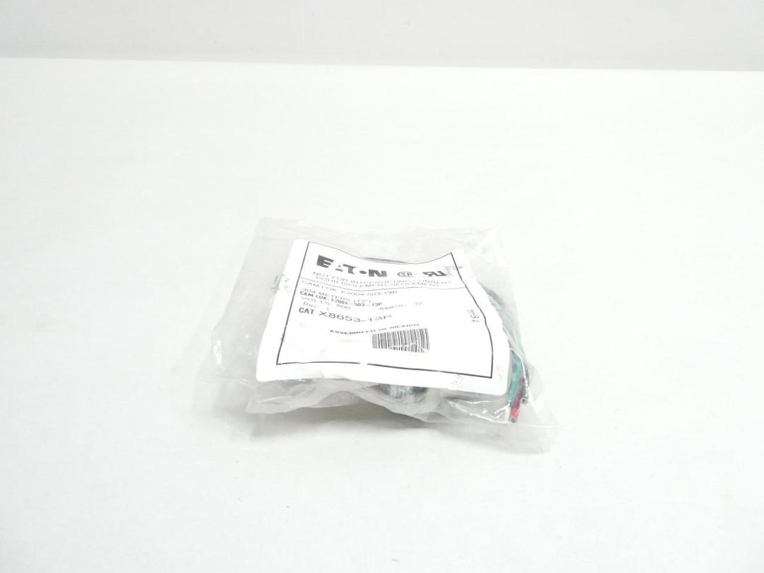 EATON X8653-13P RECEPTACLE 4P 4W 12A AMP 600V-AC