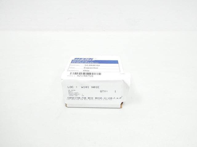 BECK 14-2840-02 CAPACITOR 2MF 370V-AC