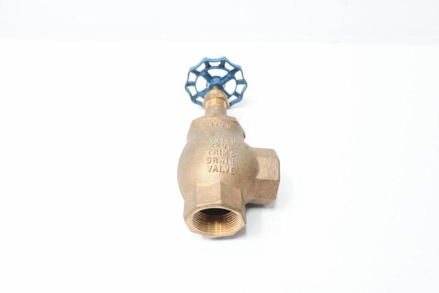 NIBCO T-301-W MANUAL BRASS GLOBE VALVE 1-1/4IN NPT