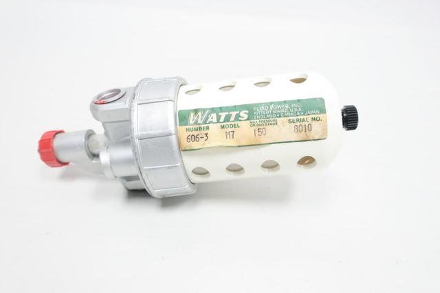 WATTS 606-3 M7 PNEUMATIC LUBRICATOR 150PSI 3/8IN NPT
