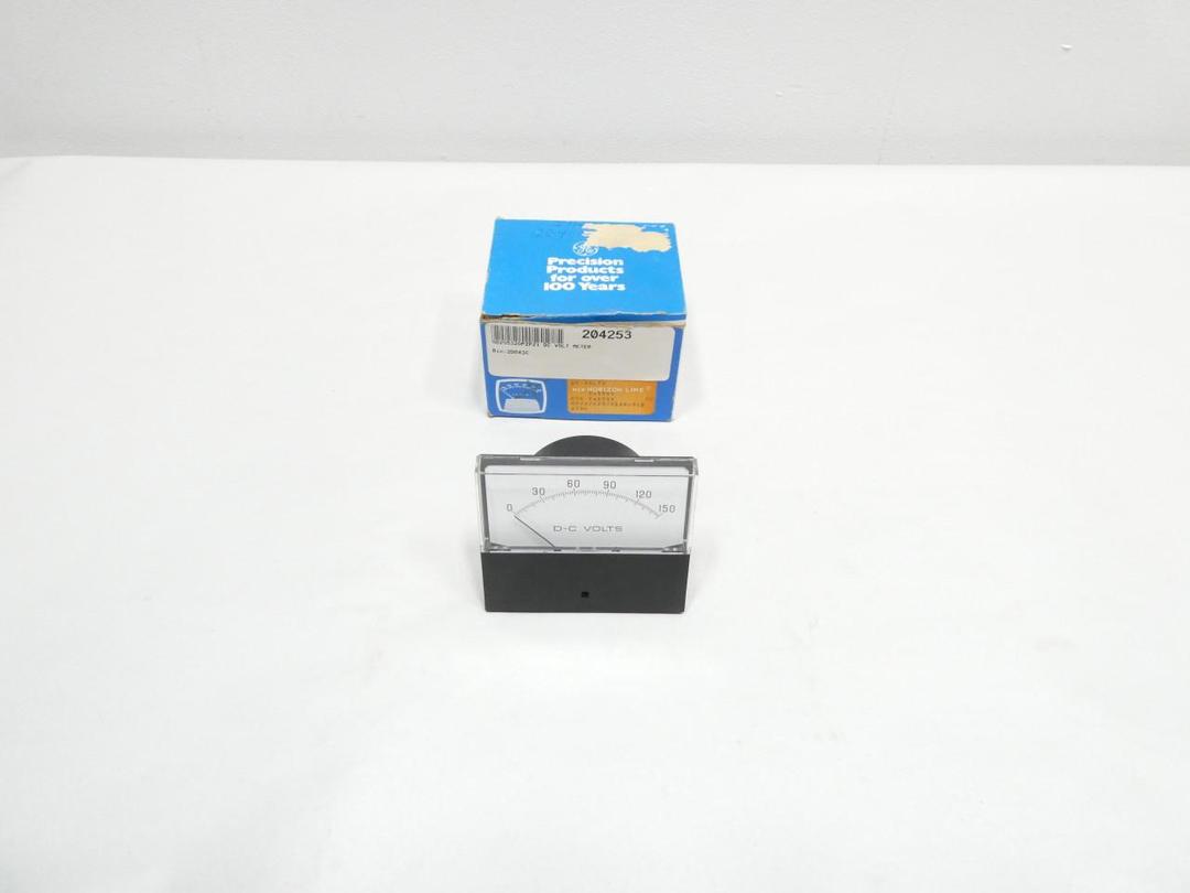 GENERAL ELECTRIC GE 50255320PZPZ1 VOLTMETER 0-150V-DC