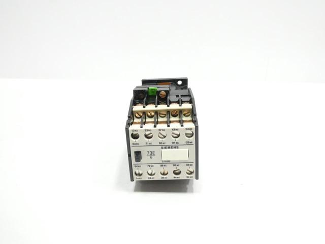 SIEMENS 3TH8346-0B CONTROL RELAY 24V-DC