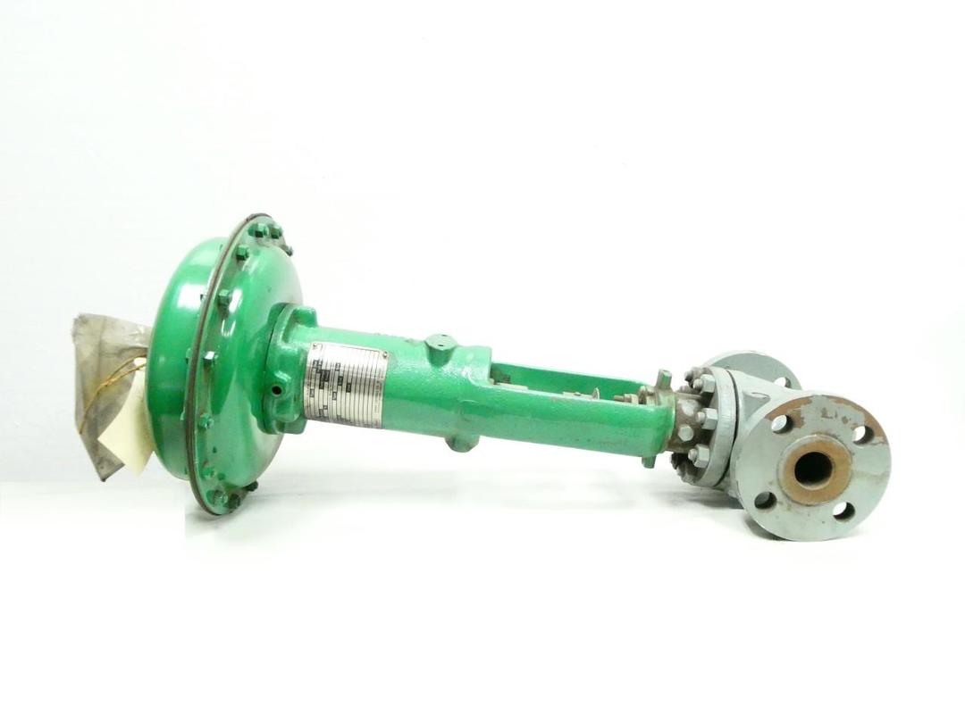 FISHER ES 667 SIZE 34 PNEUMATIC STEEL FLANGED CONTROL VALVE 1-1/2IN 300