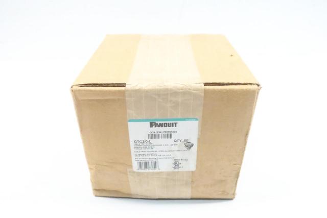 BOX OF 50 PANDUIT GTC2/0-L CABLE TRAY CLAMP