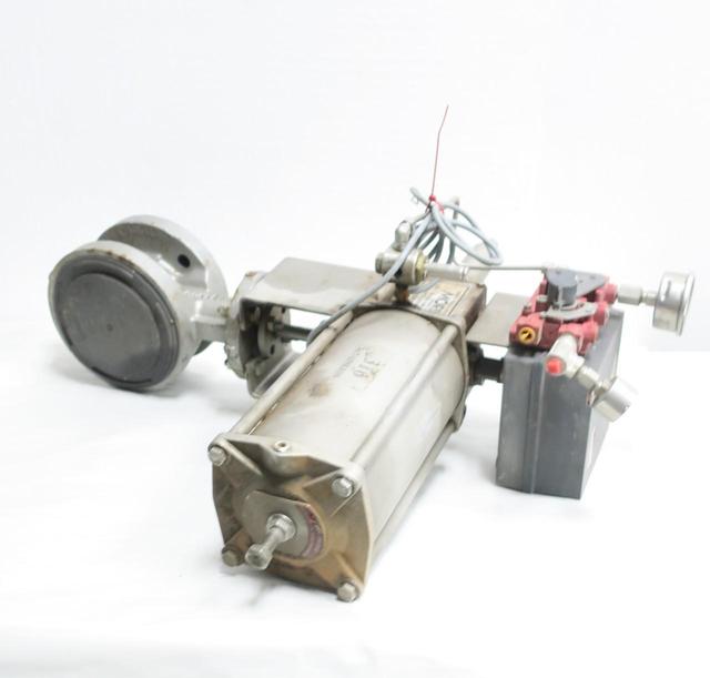 VANESSA 1KF03P00 79S-036U-S060-P2 AV1121000 PNEUMATIC STEEL CONTROL VALVE 3IN