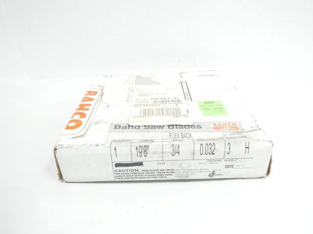 BAHCO 64445-T BANDSAW BLADE 19FT-6IN 3/4IN 0.032IN