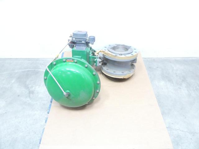 FISHER V300 2052 DVC6200 VEE-BALL PNEUMATIC STAINLESS FLANGED CONTROL VALVE 8IN