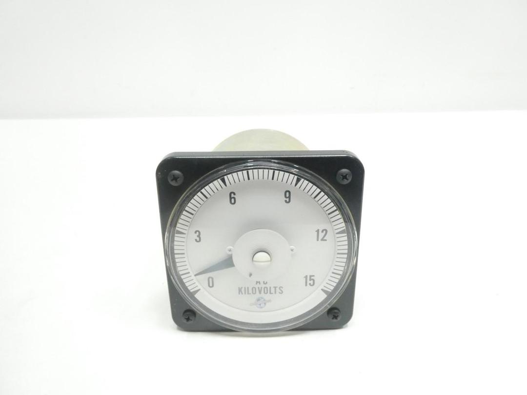 GENERAL ELECTRIC GE 103021PZWZ7MNF AB40 SWB VOLTMETER 0-15KV-AC