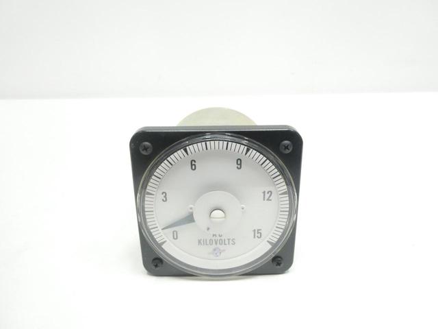 GENERAL ELECTRIC GE 103021PZWZ7MNF AB40 SWB VOLTMETER 0-15KV-AC