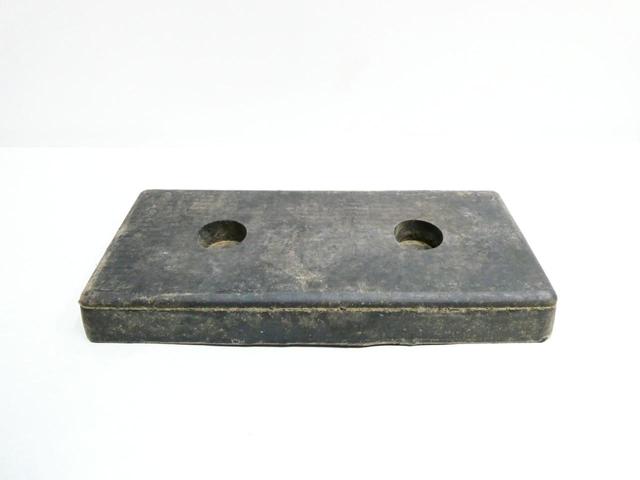 GRAINGER 3KR43 RECTANGULAR RUBBER DOCK BUMPER 18IN X 8IN
