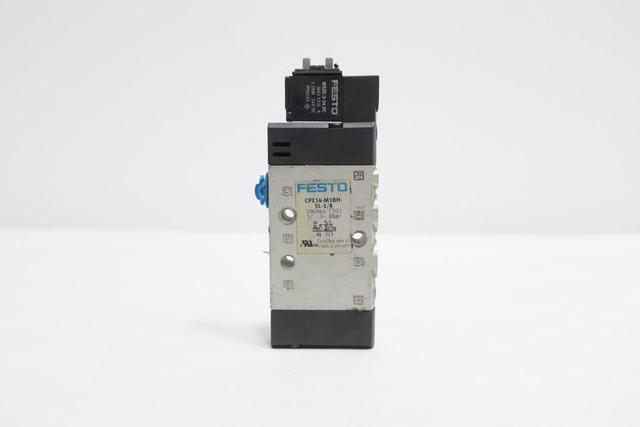 FESTO CPE14-M1BH-5L-1/8 PNEUMATIC SOLENOID VALVE 24V-DC 8BAR