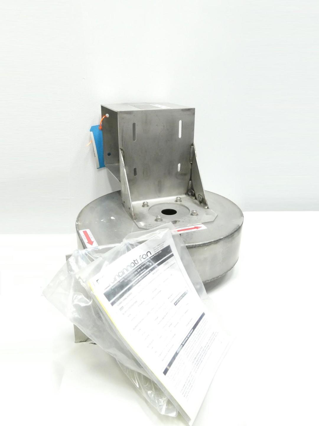 CINCINNATI FAN PBS-12A CENTRIFUGAL BLOWER 7IN 12IN X 2-7/8IN