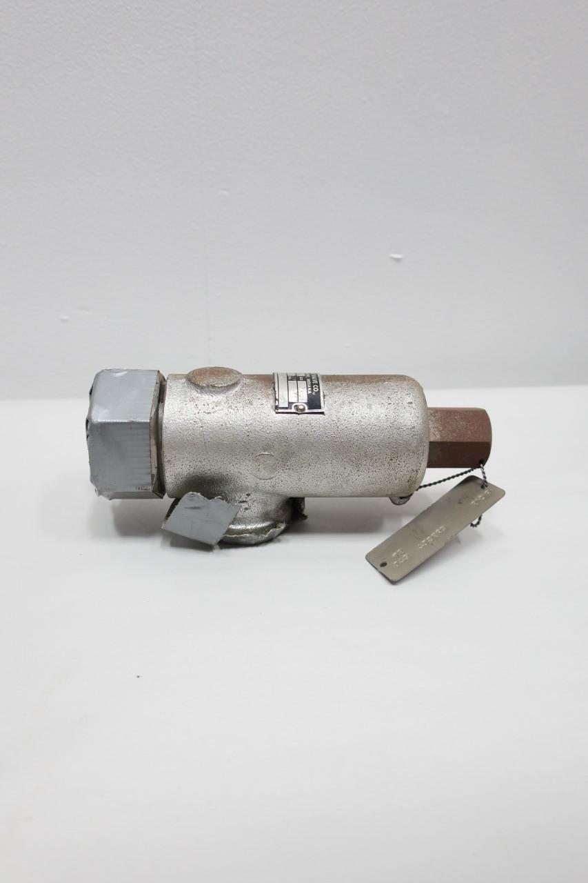 KUNKLE 71S STEEL THREADED RELIEF VALVE 23GPM 4.5PSI 1IN NPT