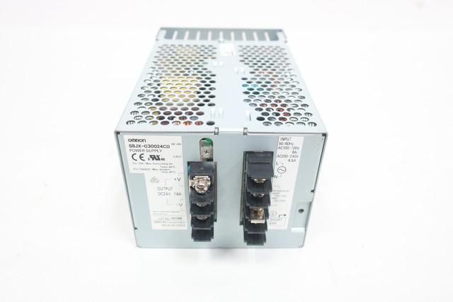 OMRON S8JX-G30024CD AC TO DC POWER SUPPLY 120/240V-AC 14A AMP 24V-DC