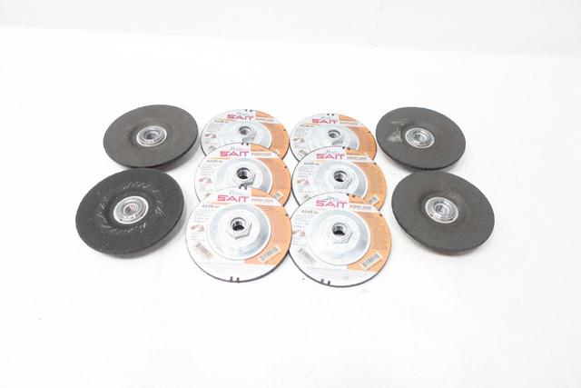BOX OF 10 SAIT 22130 CUTTING/LIGHT GRINDING WHEEL 4-1/2IN X 1/8IN X 5/8IN