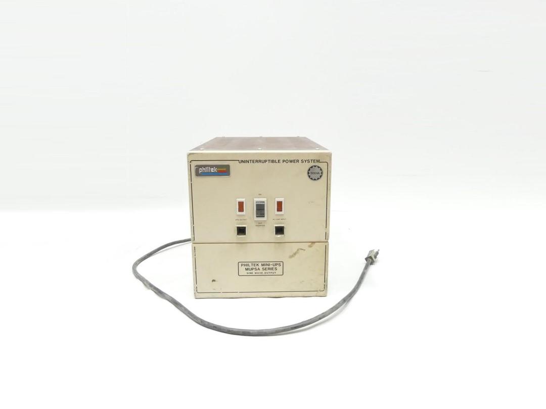 PHILTEK ELECTRONICS MUPSA-500 MINI-UPS MUPSA-SERIES UPS 120V-AC 117V-AC