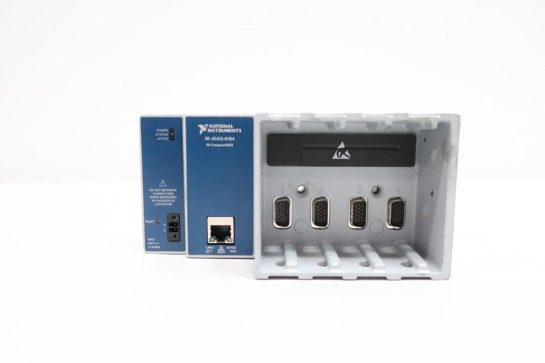 NATIONAL INSTRUMENTS CDAQ-9184 ETHERNET MODULE CHASSIS 4-SLOT