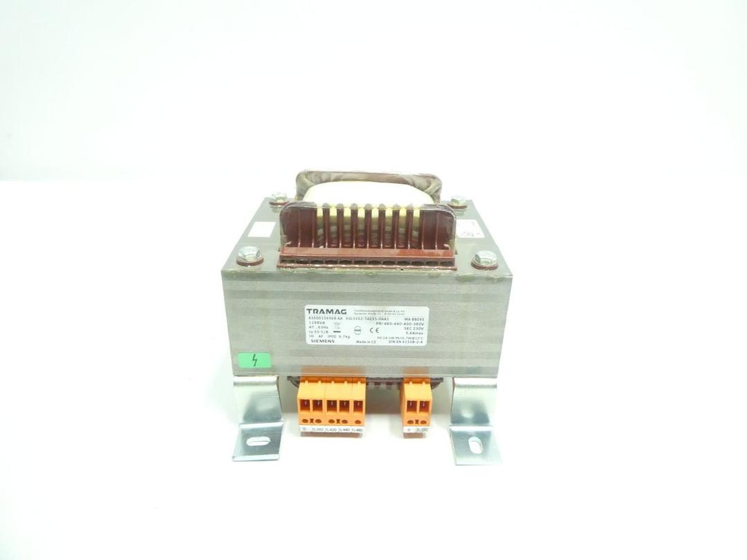 SIEMENS A5E00156968 AA 6SL3352-7AE35-0AA1 TRANSFORMER 380-480V-AC 230V-AC