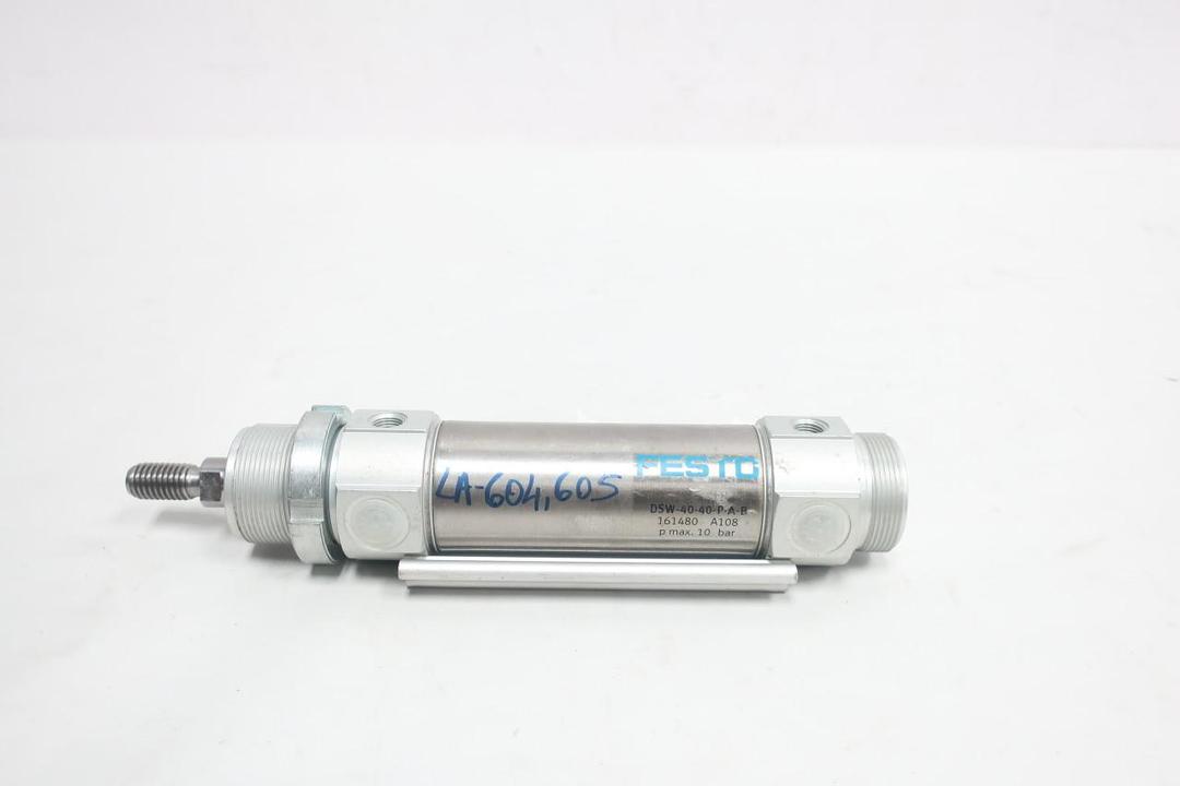 FESTO DSW-40-40-P-A-B DOUBLE ACTING PNEUMATIC CYLINDER 40MM 40MM 10BAR