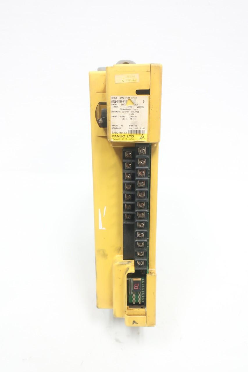 FANUC A06B-6089-H105 SERVO AMPLIFIER 230V-AC 230V-AC 18.7A 3PH