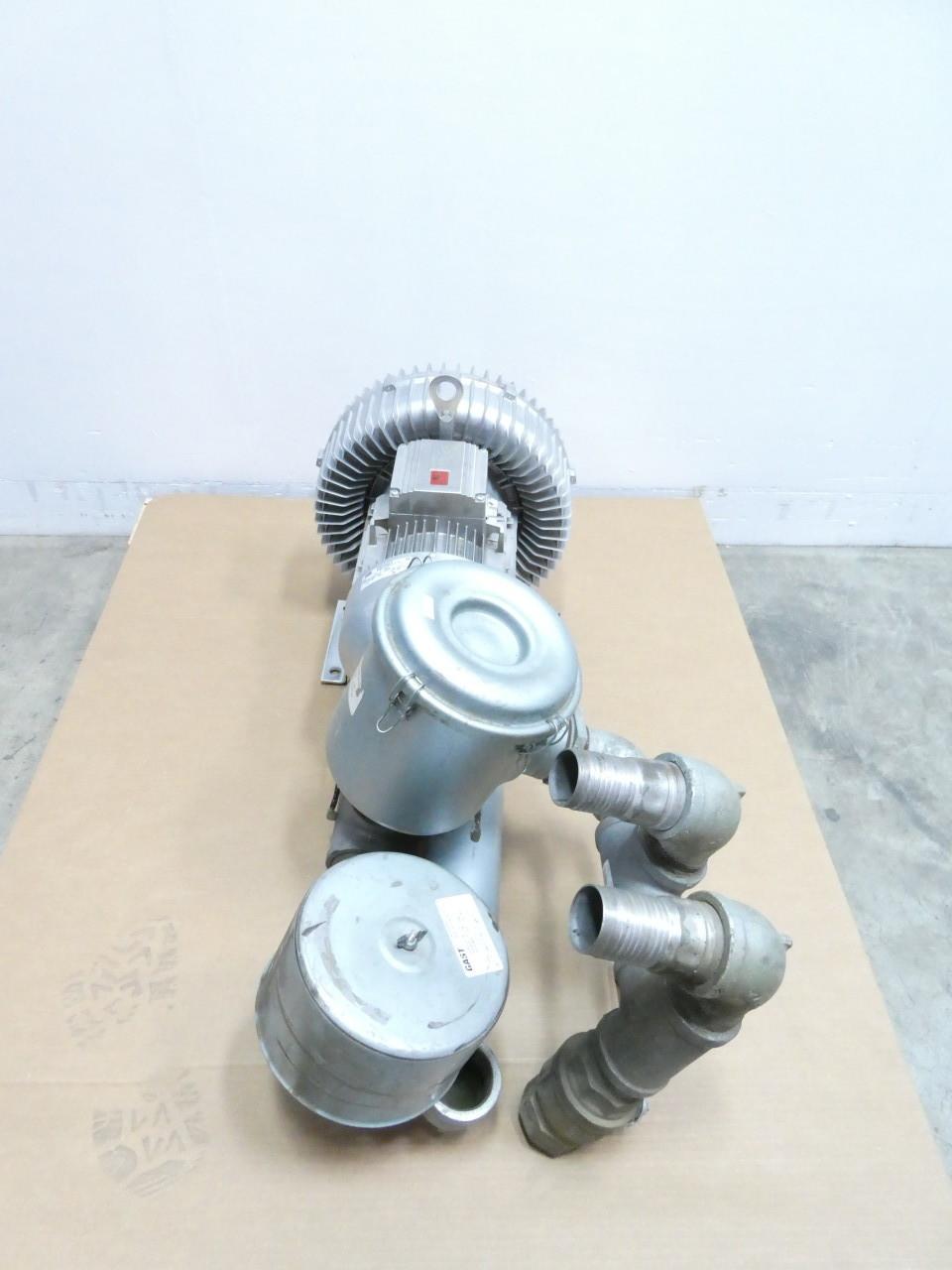 BUSCH SB 0430 D 0H0 UI XX REGENERATIVE BLOWER 260MBAR 3PH 2IN 4.6KW 380-480V-AC