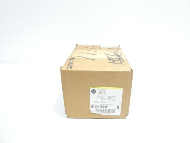 ALLEN BRADLEY 810-A04B MAGNETIC OVERLOAD RELAY 6A AMP
