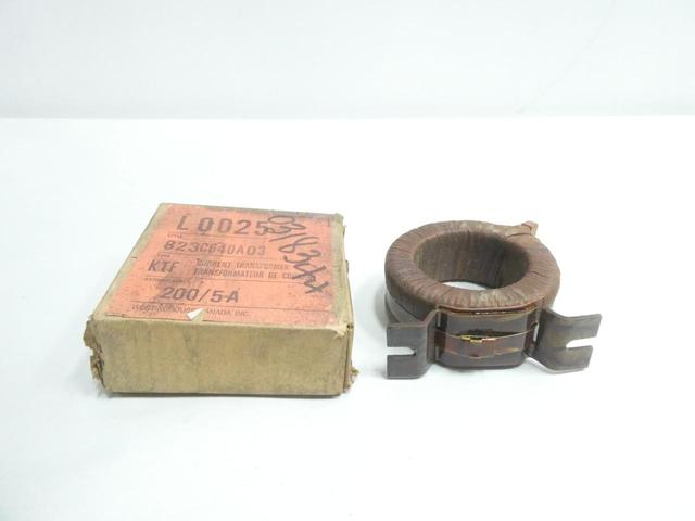 WESTINGHOUSE 823C640A03 CURRENT TRANSFORMER TYPE KTF 200:5