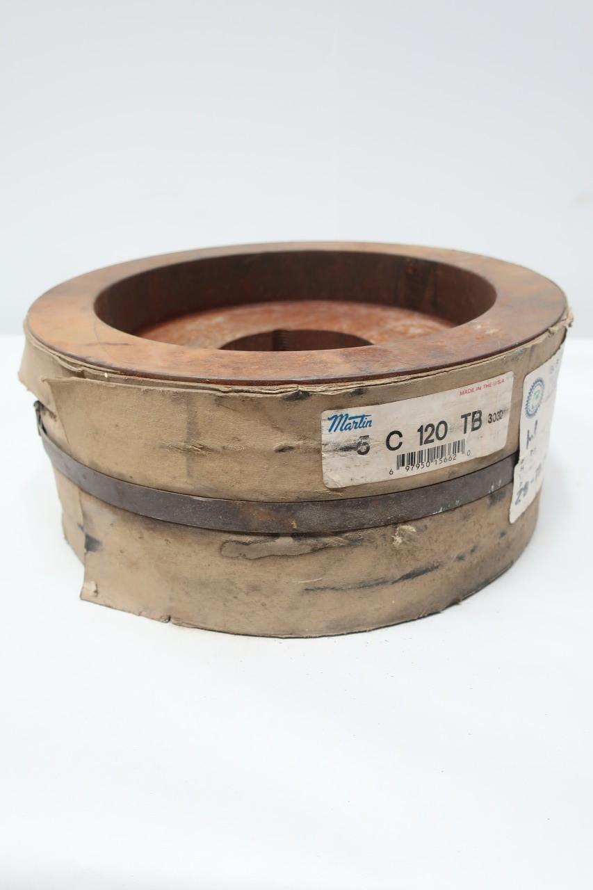 MARTIN 5 C 120 TB 3030 TAPER BUSHED 5-GROOVE V-BELT SHEAVE