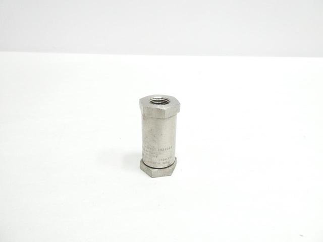CIRCLE SEAL 232T-3PP STAINLESS CHECK VALVE 3/8IN NPT