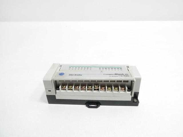 ALLEN BRADLEY 1791D-0B16PX COMPACTBLOCK I/O MODULE SER D