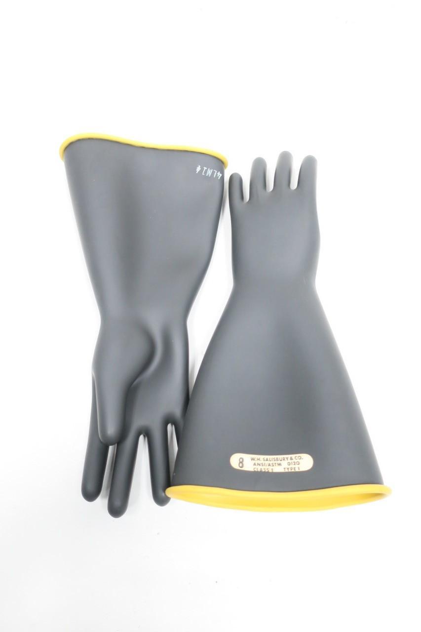 SALISBURY D120 SIZE 8 CLASS 1 RUBBER GLOVE