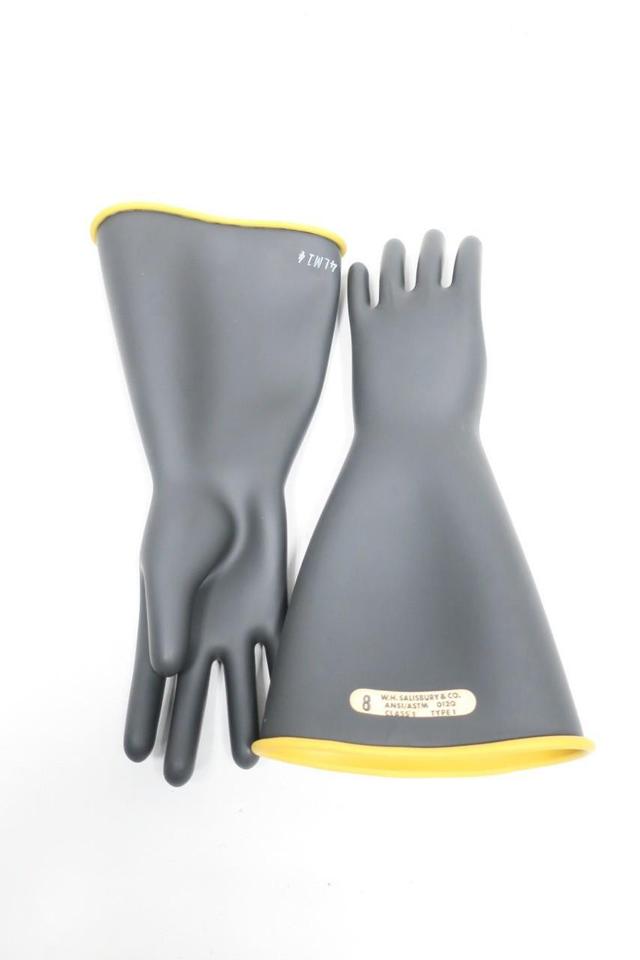 SALISBURY D120 SIZE 8 CLASS 1 RUBBER GLOVE