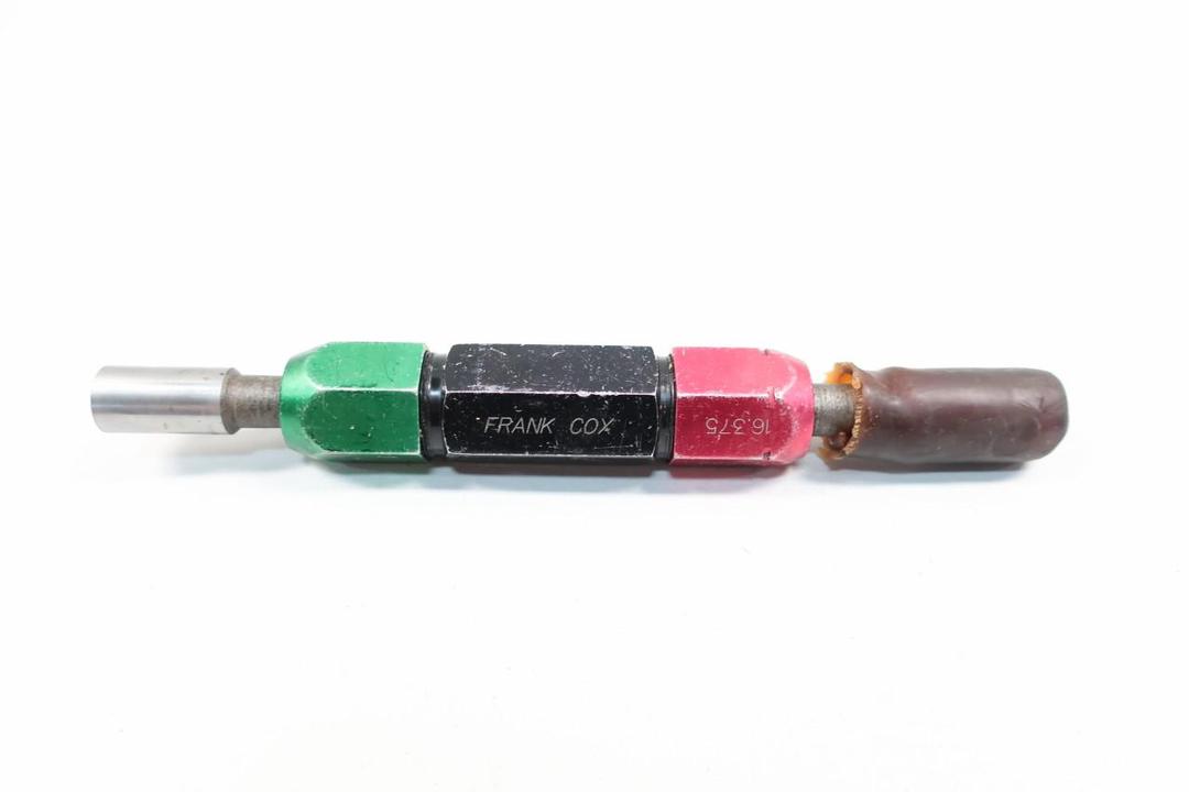 FRANK COX 1NVAR7963 GO / NO GO PLUG GAGE 16.175MM / 16.375MM